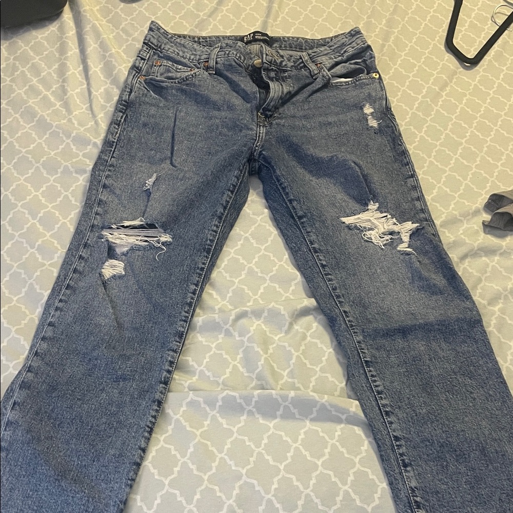 GAP Boyfriend Jeans in Classic Blue